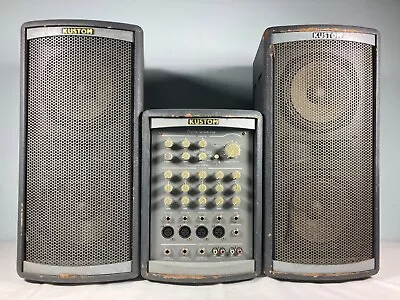 Vintage Kustom Profile System One AMP PA System KPS-PM100T  KPS-LS100T  160W • $302.80