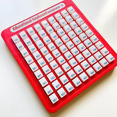 Educational Keyboard Multiplication X Times Table Press And See Learn Homeschool • $16.50