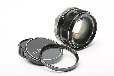 Minolta Rokkor-PF 58mm F1.4 Lens Caps UV Filter Clean And Sharp! • $111.95