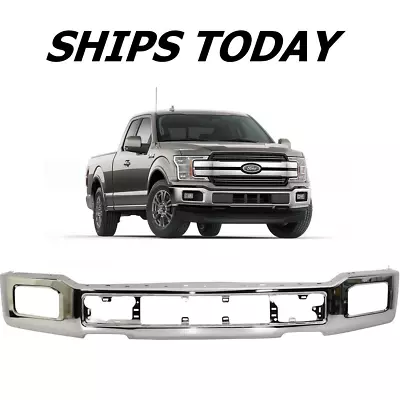 NEW Premium Chrome Front Bumper For 2018-2020 Ford F-150 SHIPS TODAY • $253.87