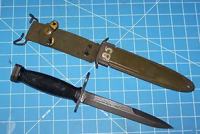 Vintage Knife Imperial M7Bayonet + Scabbard M8A1 Sheath USA • $79.90