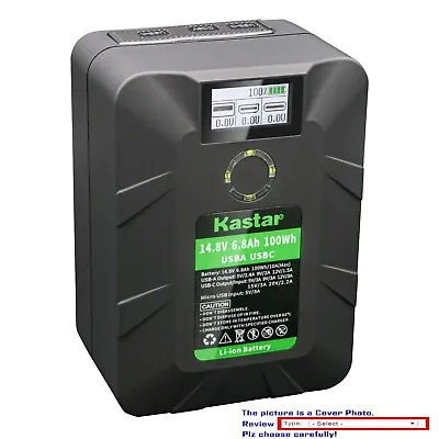 $25.99 • Buy Kastar V-Mount Battery Dtap Charger For Nanlite 300B, ZGCINE ZG-V99 ZG-V160