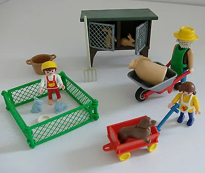 Playmobil Rabbit Hutch Farm Set 3751 • £14.99