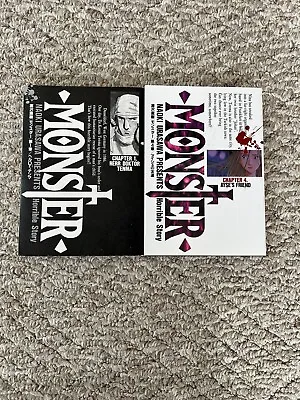 Lot Of 2 Japanese Monster Manga Comics - Naoki Urasawa • $30