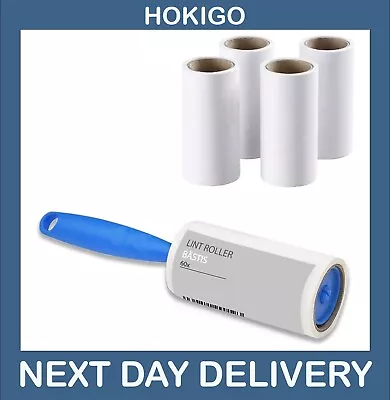 HOKIGO Lint Roller With 4 Refills Extra Sticky Pet Hair Removal • £6.99