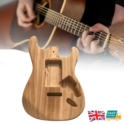 Guitar Barrel Body Wooden Blank Unfinished DIY Replacement Electric Guitar Parts • £25.38