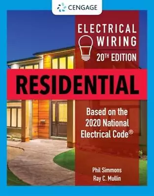 Electrical Wiring Residential By Ray Mullin (English) Paperback Book • $127.76