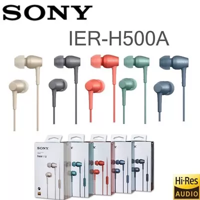 $185 • Buy SONY IER-H500A H.ear In 2 Hi-Res Audio In-Ear Headphones - Local Seller