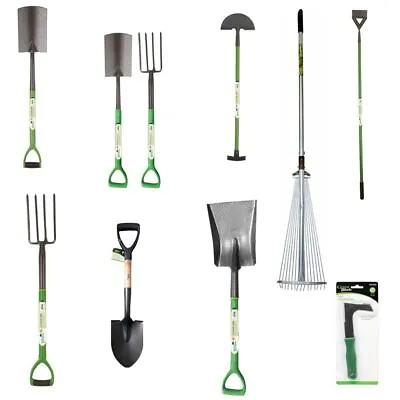 Gardening Tools Digging Spade Shovel Hoe Rake Edger Patio Knife Border Gloves • £10.99