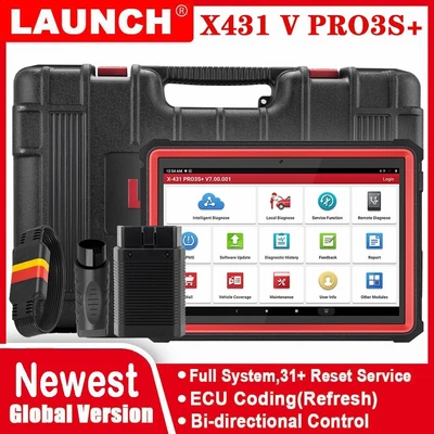 $969 • Buy LAUNCH X431 PRO3S+ Bidirectional Diagnostic Tool KEY Coding TPMS OBD2 Scanner