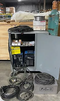 MILLER ALT 304 DC Arc Welder W/ XR W 30' Water Cooled Wire Feeder/Gun/Cart XMT++ • $5999.99