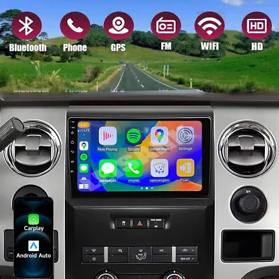 9 Touch Screen Apple CarPlay For 2009-2014 Ford F150 Radio Android Wifi GPS Navi • $149