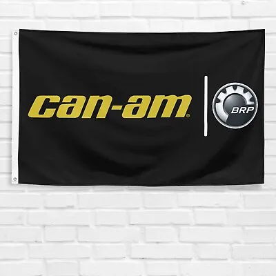 For Can-am BRP Motorcycle 3x5 Ft Flag Bombardier Defender Maverick Racing Banner • $13.99