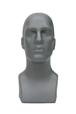 2PCS Male Abstract Mannequin Head Light Weight Style Display #PS-M-GY X2 • $51