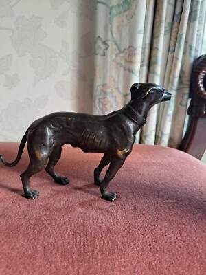 £15 • Buy Bronze Dog Sculpture Greyhound