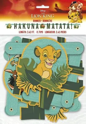 Disney Lion King Jointed Party Banner Large 1ct NEW • $5.99
