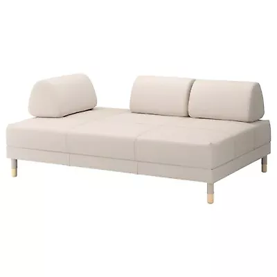 Ikea Covers Set For Flottebo Sofa Bed 120cm In Vissle Beige  703.425.09 • £139.01