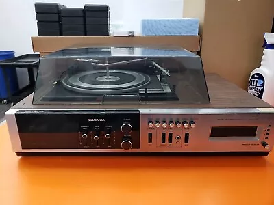 ⭐️⭐️⭐️⭐️⭐️ *AS IS* Sylvania MST-3736 Turntable Record AM/FM 8-Track Tape Player • $250