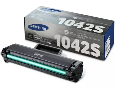 Genuine Samsung MLT-D1042S / SU737A Black Toner Cartridge For ML-1865W New • £67