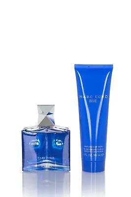 Marc Ecko BLUE EDT Mens Cologne 1.7oz & Hair & Body Wash 3oz (887) 2pc NO BOX • $20.69