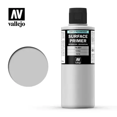 Vallejo Surface Primer 74.601 GREY 200ml • $15.29