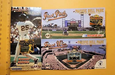 2000 San Francisco Giants Pac-Bell Park Pins First HR Pitch & Win • $15
