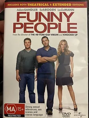 Funny People Movie DVD Region 4 AUS Free Postage - Comedy Adam Sandler • $15.90