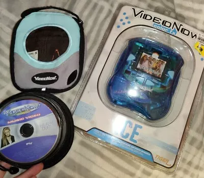 Video Now Ice Blue Color FX PVD Player Tiger Electronics 2006 Brand NEW Sealed • $100