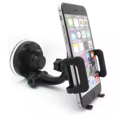 CAR MOUNT WINDSHIELD HOLDER SWIVEL CRADLE WINDOW GLASS DOCK STAND For CELL PHONE • $14.24