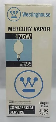Westinghouse Mercury Vapor 175W White Light Bulb . Mogul Base . BT-28 NEW In Box • $9.99