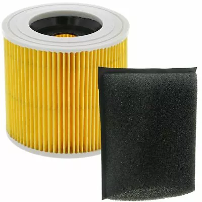 Fits Karcher A1000 A2000 D27900 K1000 Nt27/1 Nt48/1 Vacuum Cartridge Foam Filter • £12.99