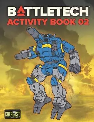 BattleTech Activity Book 02 By David Allan Kerber Paperback Book • $35.29