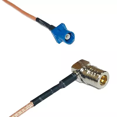 RG316 Fakra C Male To QMA MALE ANGLE RF Cable Rapid-SHIP LOT • $7.99