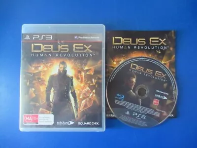 Deus Ex Human Revolution - Sony PlayStation 3 PS3 Games - PAL AUS • $5.40