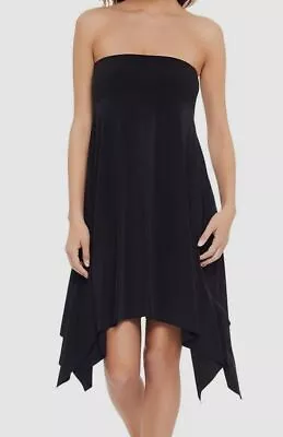 $88 Magicsuit Women Black Jersey Sleeveless Cover-Up Dress Swimwear Size S • $27.58