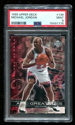 1999 Upper Deck #139 Michael Jordan PSA 9 Mint Bulls HOF~(KS) • $25