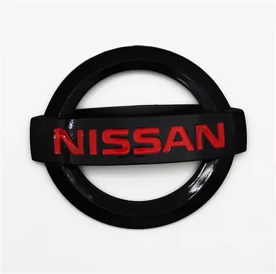 Glossy Black Red Front Rear Car Emblem Badge Fit Nissan 350Z 4 1/2 Inch (113mm) • $25.99