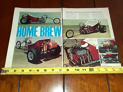 V8 Trike T Bucket Moonshine Still Show Car Original 1971 Article • $11.95