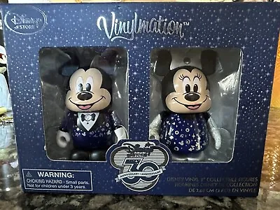 Disney Store 30th Anniversary Vinylmation Collectible Figures 3 “ ￼ Set NEW • $40