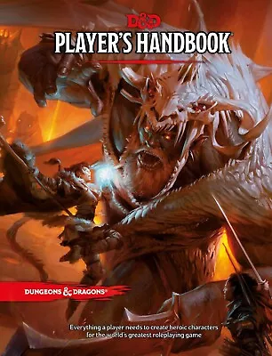 $43.06 • Buy D&D Dungeons And Dragons Player's Handbook Core Rules 5th Edition Hardcover Book