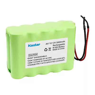 Kastar AA 12V 2000mAh (10xAA) Ni-MH Battery Pack W/ Wire Leads • $19.99