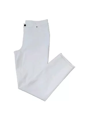 Chico's/white Pants/stretch/white/sz.2tall(u.s.12)rayon Blend/ • $17.50