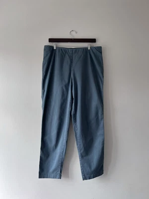 £40 • Buy Oska Wide Leg Steel Blue Lagenlook Trousers Size 5 UK 18/20