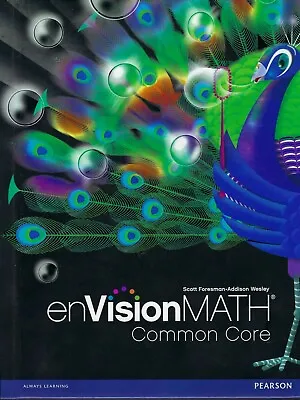 5th Grade - (2012) Pearson EnVision Math - Student Textbook • $14.99