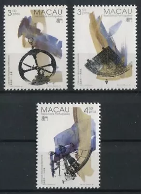 Macau  1994   Shipping Navigation Instruments  3v.    MNH • $1.85