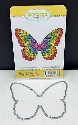 Taylored Expressions BIG BUTTERFLY Butterflies Rubber Stamps Die • $33.32