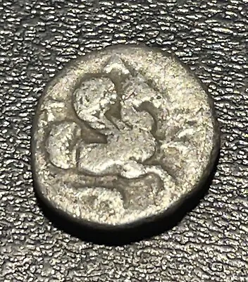 4th-3rd Century BC Mysia Lampsacus AR Diobol Pegasus Dolphin & Apollo Coin • $180