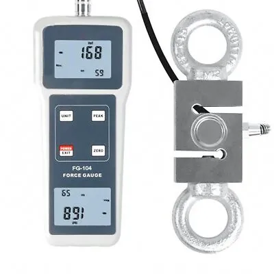 Digital Force Gauge Push Pull Tension Meter For Push Pull Load / Force Test • $234.40