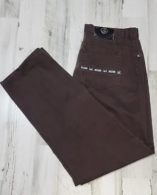 Vintage Moschino Jeans Men 34  Actual 32x31 Brown Uomo High Waist  • $55