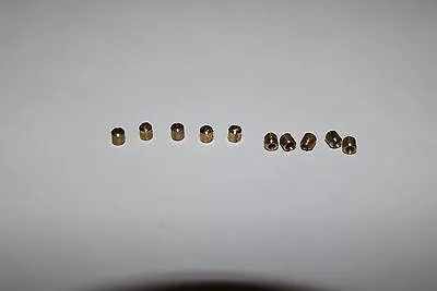 $6.99 • Buy MOTORCYCLE CLUTCH THROTTLE BRAKE CABLE NIPPLE BARREL END Fitting 1.5MM WIRE 10PC